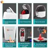 ERYONE Snail 3D Filament Dryer Box M2(Dry heating Option)