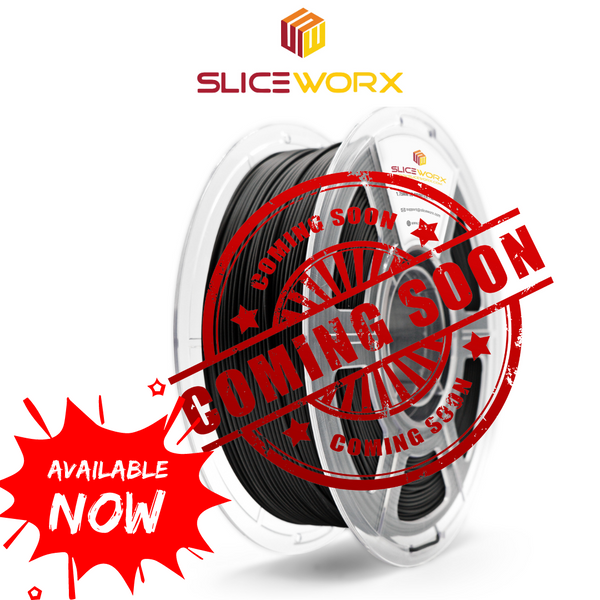 SLICEWORX PC CF Filament 1.75 mm PETG Carbon Fiber Blend with 16