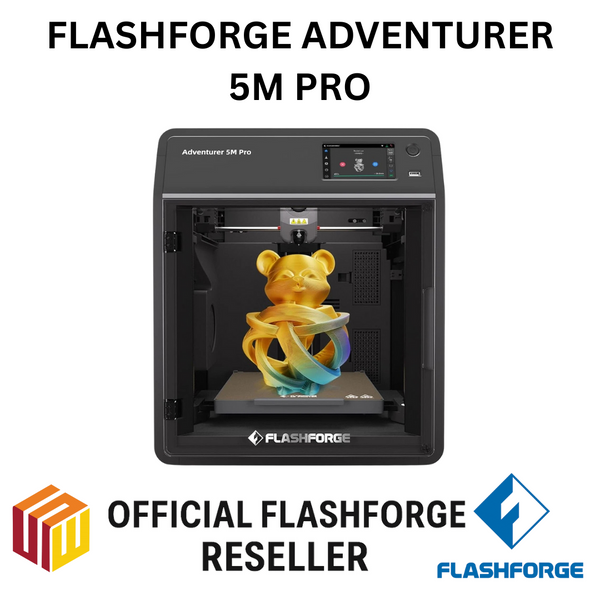 SLICEWORX Flashforge Adventurer 5M Pro 3D Printer Fully Assembled COREXY Enclosed 220x220x220mm Wifi Enabled 3D Printer