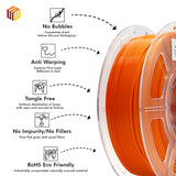 Sliceworx PLA Matte Gradient Filament 1.75 mm - FALL FOLIAGE- Orange Yellowish Orange