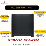 SLICEWORX Flex Dipped Plate Textured Spring Steel Sheet 355x355mm for SOVOL SV08 3D PRINTER