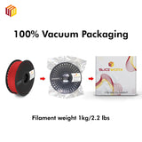 SLICEWORX - PLA Matte RED  Filament 1.75 mm for FDM Printers
