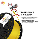 SLICEWORX - PLA Matte YELLOW Filament 1.75 mm for FDM Printers