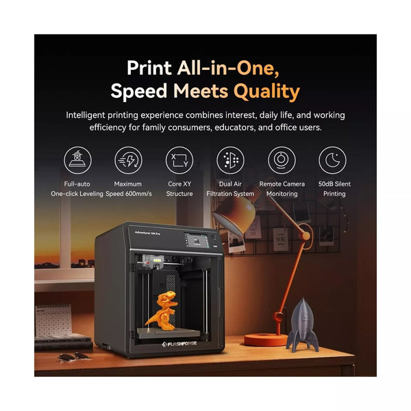 Flashforge Adventurer 5M Pro 3D Printer Fully Assembled COREXY