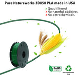 SLICEWORX -Forest Green1.75 mm PLA Filament for FDM Printers