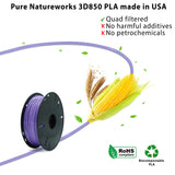 SLICEWORX -Electric Purple 1.75 mm PLA Filament for FDM Printers