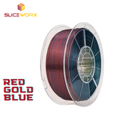 Sliceworx TriColor Coextrusion Silk PLA Filament -3 Variants-Fits Bambulab AMS