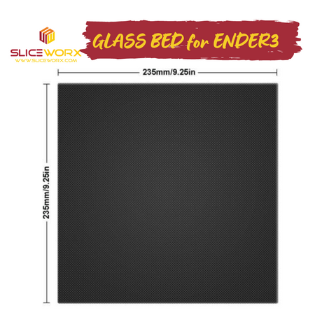 Creality Glass Bed platform for Creality Ender3, Ender3 Pro, Ender 3 V2 235*235
