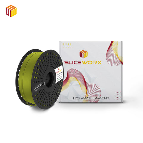 Sliceworx PLA Pro 3D Printer Filament 1.75 mm - ARMY GREEN
