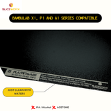 Bambulab Compatible Textured Spring Steel Sheet 257x257mm for X1C,X1E,P1P,P1S,A1 3D Printer