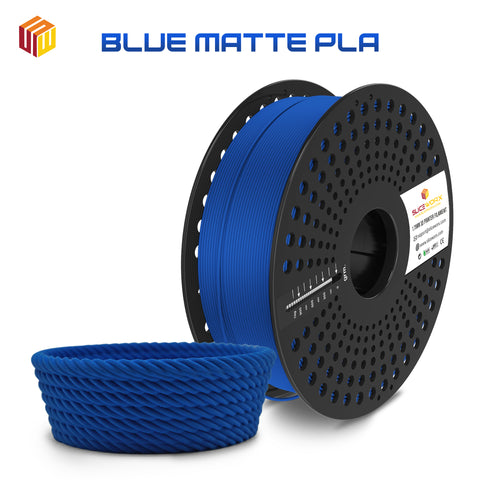 SLICEWORX - PLA Matte BLUE Filament 1.75 mm for FDM Printers
