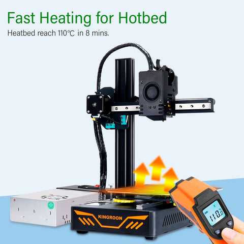 KINGROON KP3S 3D Printer 180*180*180mm build volume direct drive affordable and portable