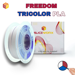 Sliceworx PLA Matte Gradient Filament 1.75 mm -Tropical Rainbow-5