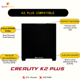 SLICEWORX Flex Dipped Plate Textured Spring Steel Sheet 370x385 mm for Creality K2 PLUS 3D Printer
