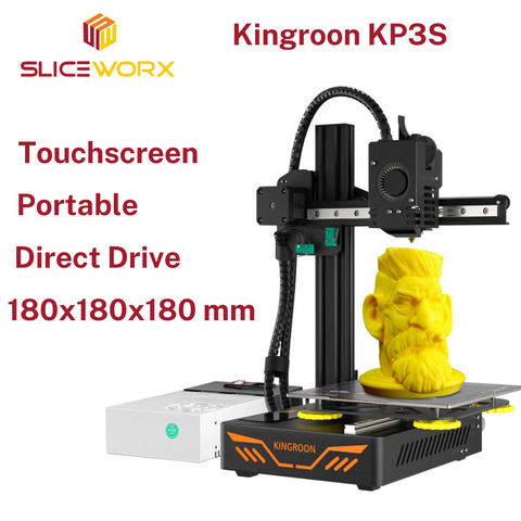 KINGROON KP3S 3D Printer 180*180*180mm build volume direct drive affordable and portable