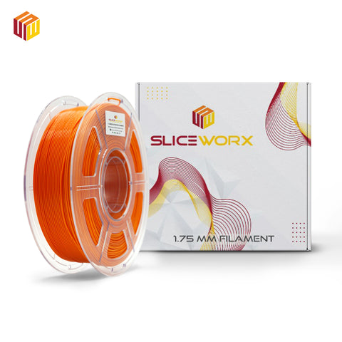 Sliceworx PLA Matte Gradient Filament 1.75 mm - FALL FOLIAGE- Orange Yellowish Orange