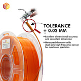 Sliceworx PLA Matte Gradient Filament 1.75 mm - FALL FOLIAGE- Orange Yellowish Orange