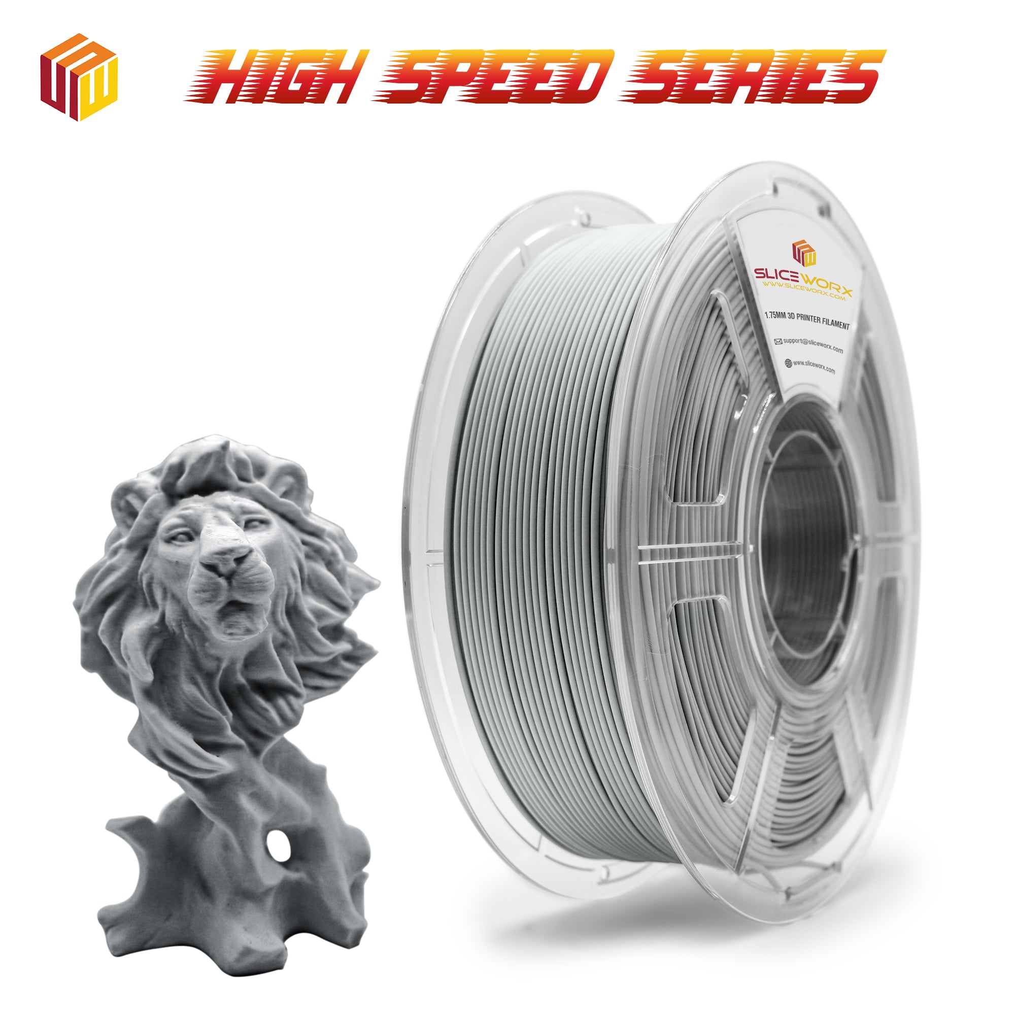 Kingroon HS PLA Filament 1.75mm High Speed 1KG 3D Printer Plastic