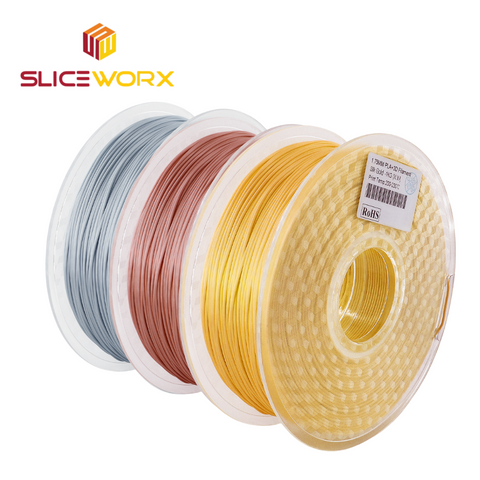 3 PACK Assorted SILK PLA