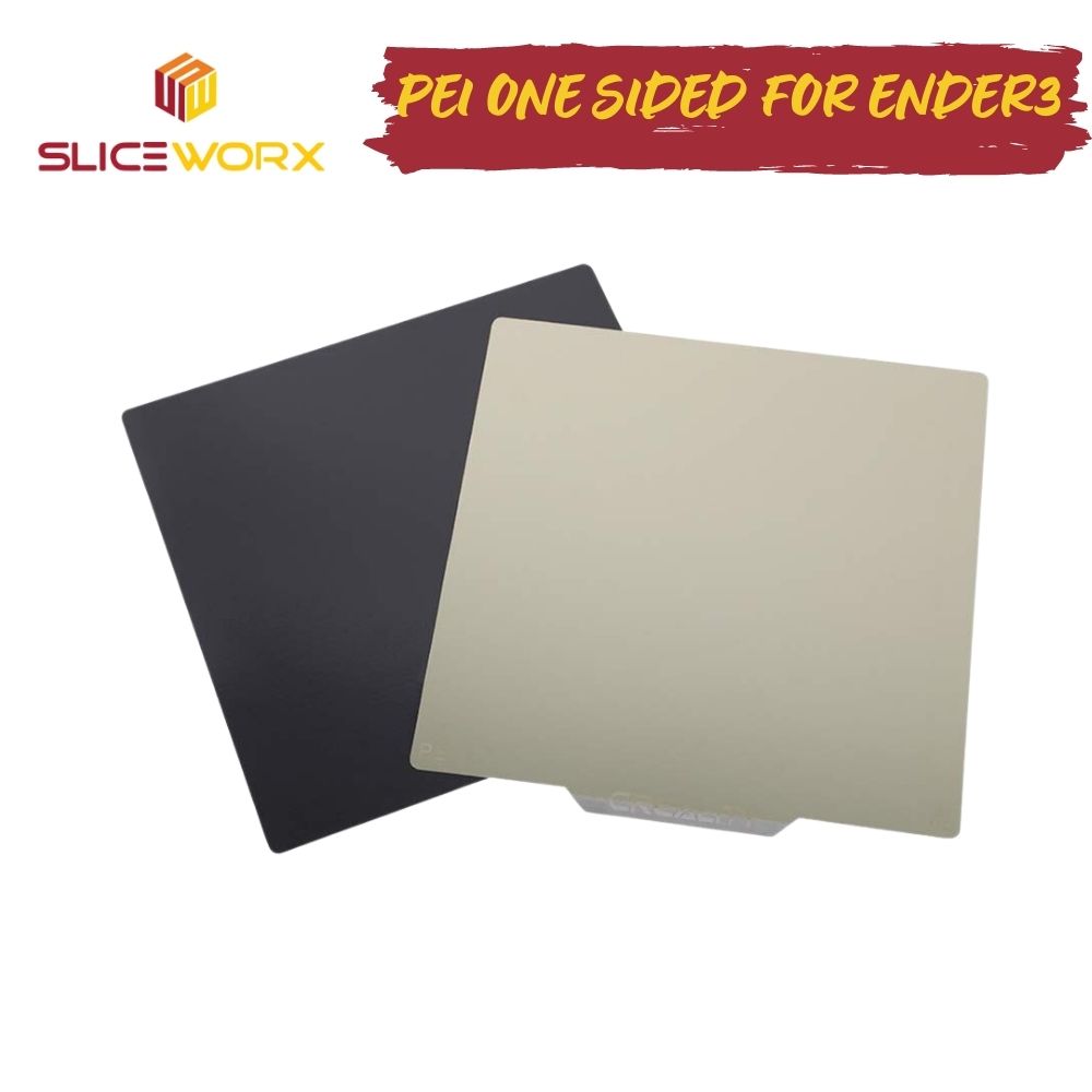 Sliceworx PEI SINGLE SIDE Magnetic Bed Plate 235x235 for Ender  3,3pro,3v2,5,5pro, S1,S1 Pro