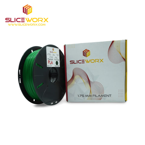 SLICEWORX -Forest Green1.75 mm PLA Filament for FDM Printers