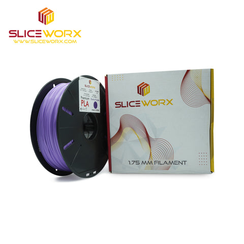 SLICEWORX -Electric Purple 1.75 mm PLA Filament for FDM Printers