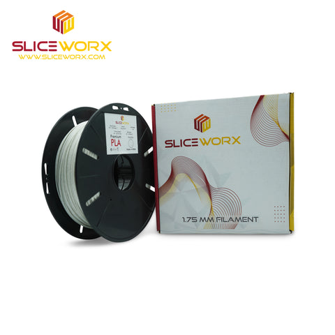 SLICEWORX- Omni White 1.75 mm PLA Filament for FDM Printers