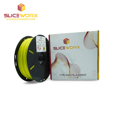 SLICEWORX - Robitobi Green 1.75 mm PLA Filament for FDM Printers