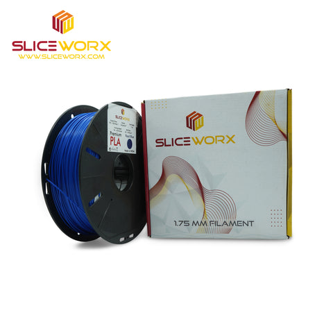 SLICEWORX - Royal Blue 1.75 mm PLA Filament for FDM Printers