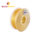 SLICEWORX - Ultra Silk -Gamma Gold 1.75 mm PLA Filament for FDM Printers